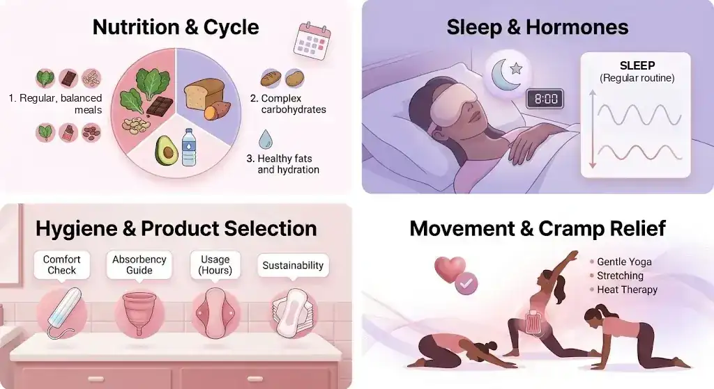 Self-care tips for premenstrual symptoms