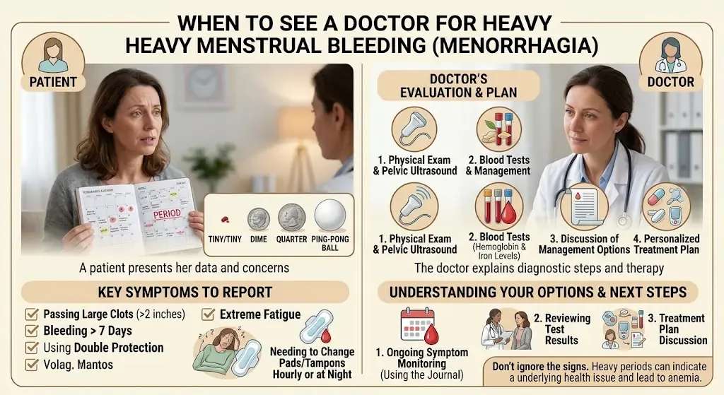 Warning signs of a heavy period that mean you should see a doctor