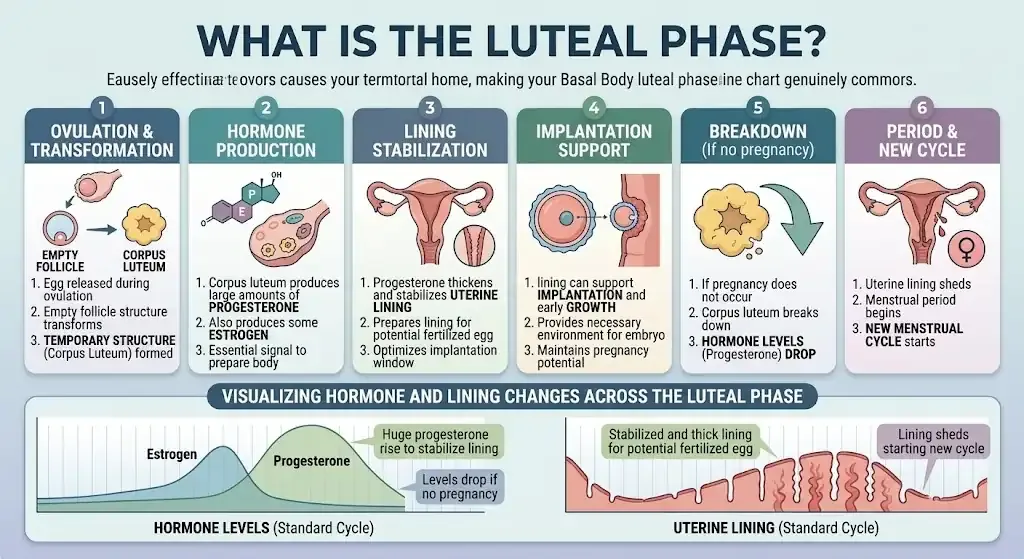 Understanding the Luteal Phase: Length & Symptoms 1 What is the luteal phase: hormone production, lining stabilization and the cycle diagram
