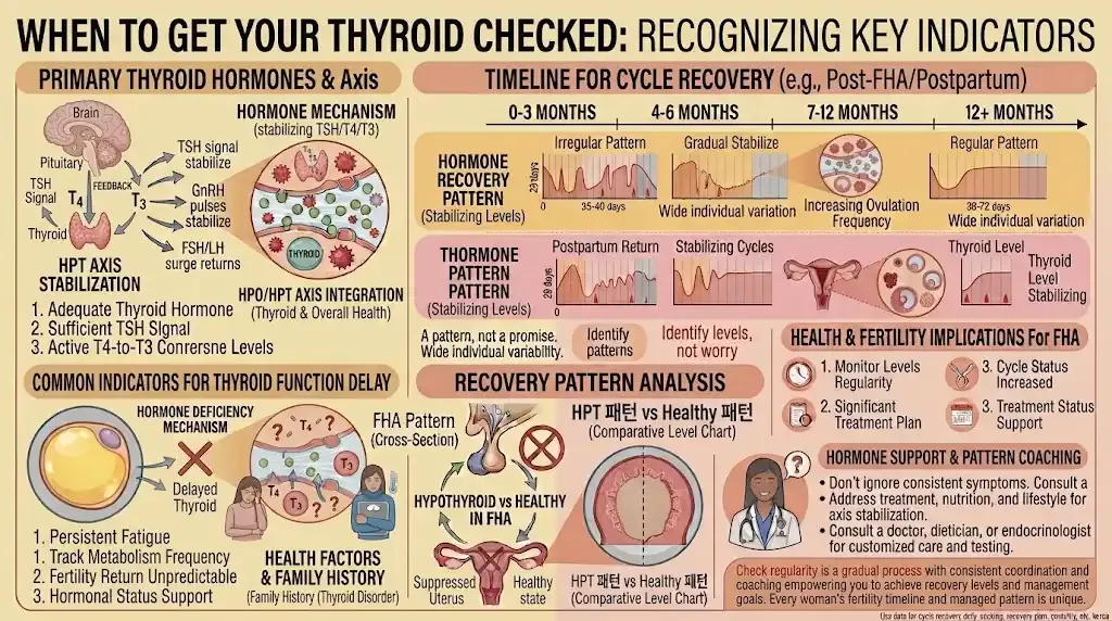 When to get your thyroid checked: key indicators for menstrual cycle changes